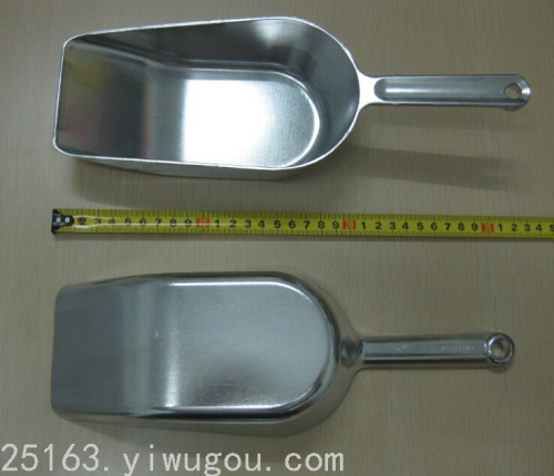 315mm medium aluminum alloy ice shovel powder shovel melon seeds candy small ice shovel jewelry accessories square mouth shovel