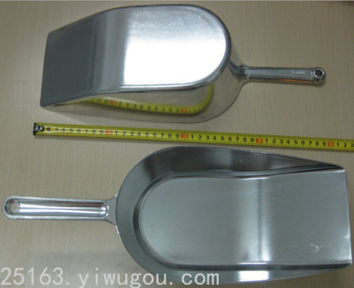 400mm Large Aluminum Alloy Ice Scoop Powder Shovel Melon Seeds Candy Large Ice Scoop Feed Square Mouth Shovel