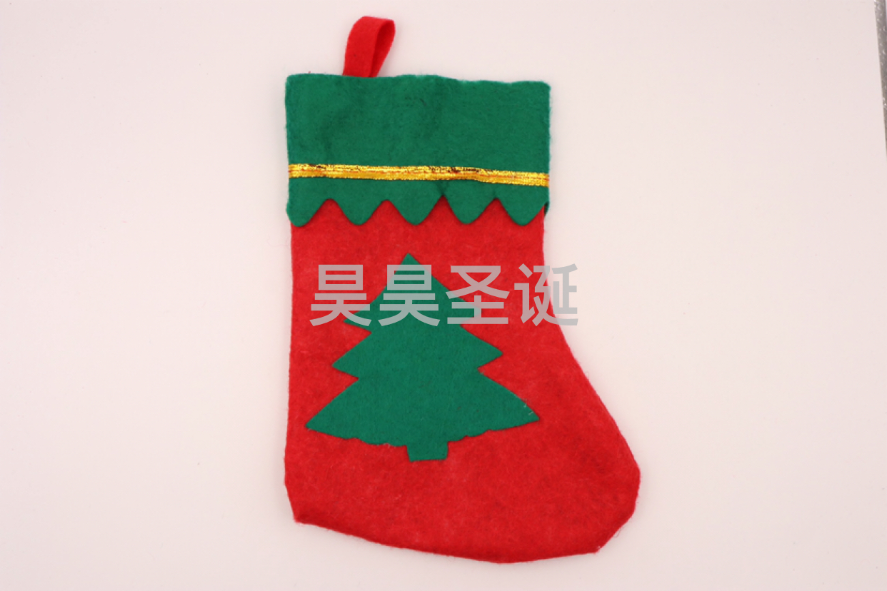 圣诞袜卡通袜圣诞树装饰用品礼品袋卡通装饰袜厂家直销
