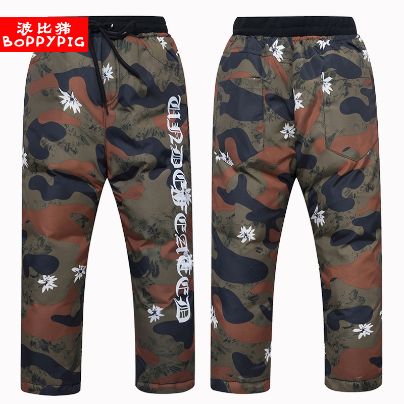 厂家直销2020新款秋冬儿童羽绒裤 女童童装羽绒裤加厚 男童羽绒裤