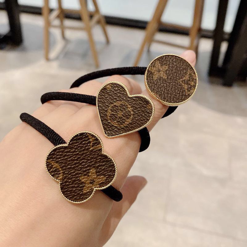 复古小香风头饰米奇四叶草发圈头绳韩版ins网红皮筋女半扎头发绳