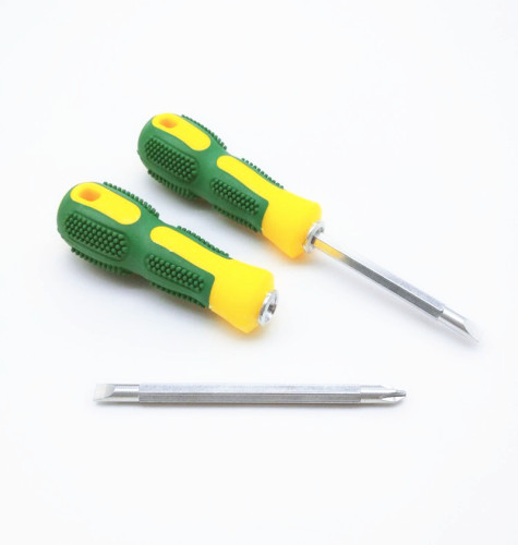 Factory Direct Four-Inch Gourd Handle Dual-Use Screwdriver Dual-Use Screwdriver Dual-Use Screwdriver One Yuan Two Yuan Supply 