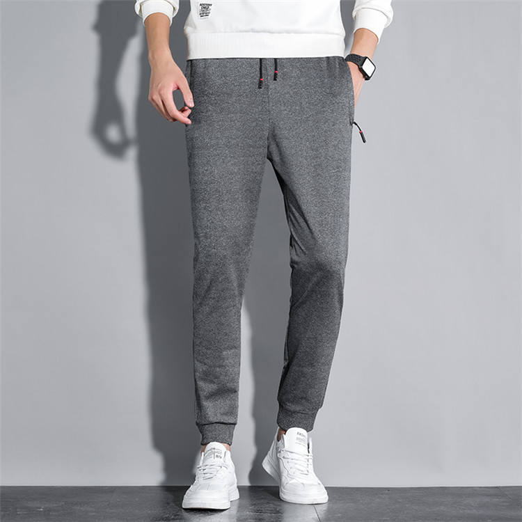 春秋新款运动裤男士休闲裤加肥加大码宽松卫裤男士长裤