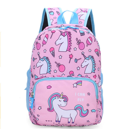 pony unicorn backpack cartoon kindergarten schoolbag baby travel backpack