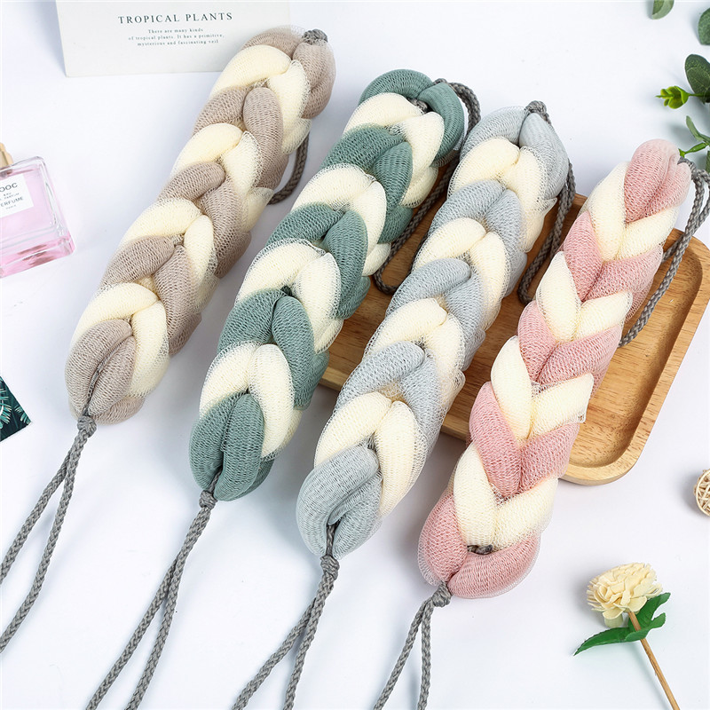 沐浴条搓澡巾洗澡巾拉背条长条成人搓背巾沐浴球