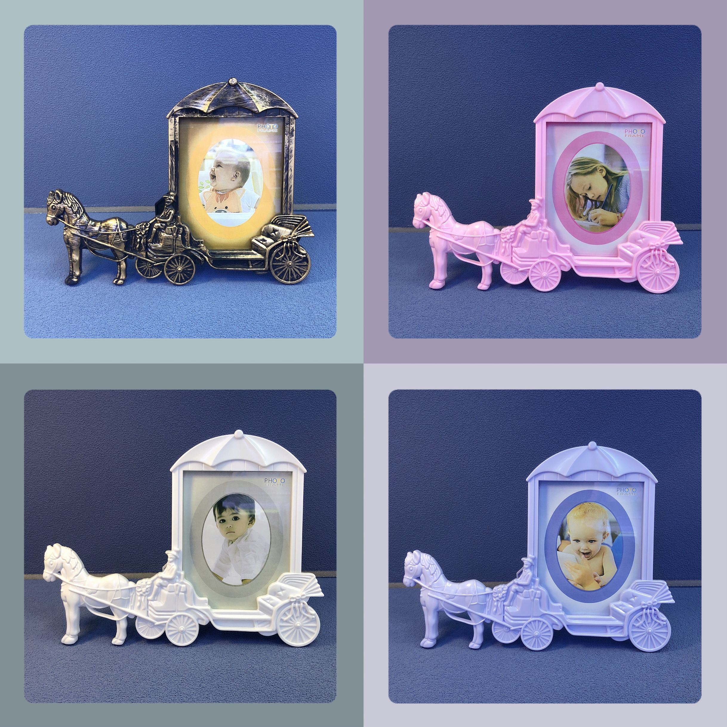 浩涛相框HT-LM7582B马车6寸（4色）