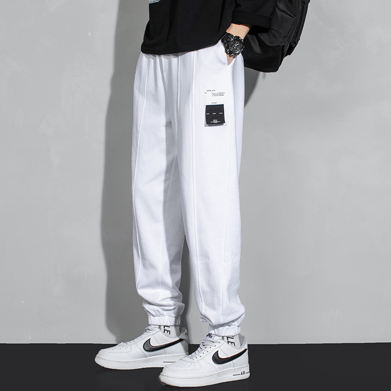 2021春季卫裤男士潮牌宽松运动裤男束脚收口薄款哈伦休闲长裤808
