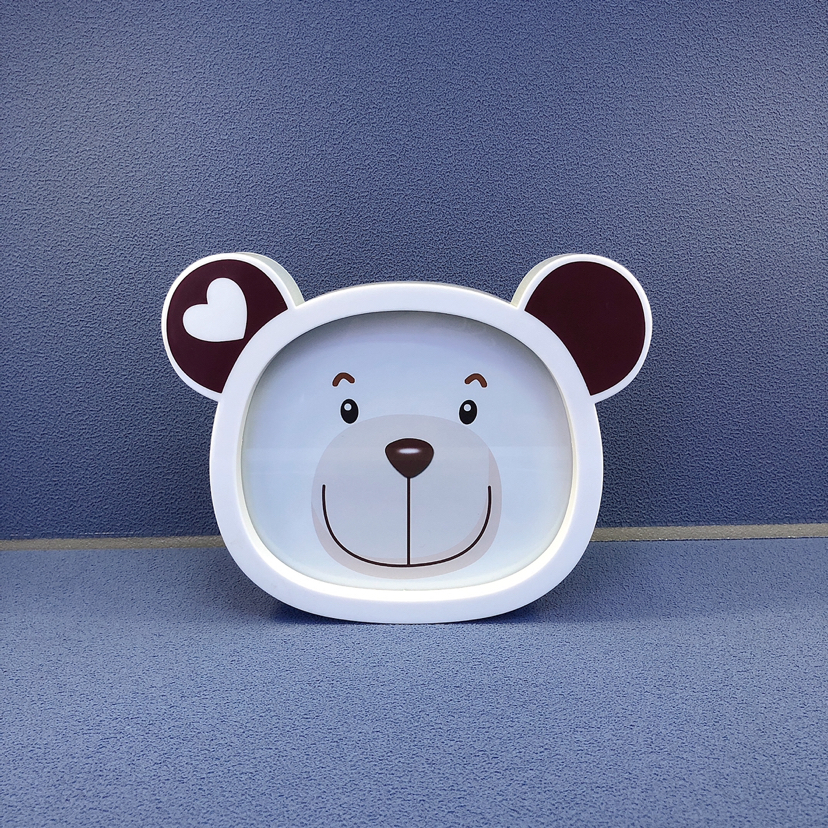 浩涛相框HT-LM7650熊头8寸（白色）