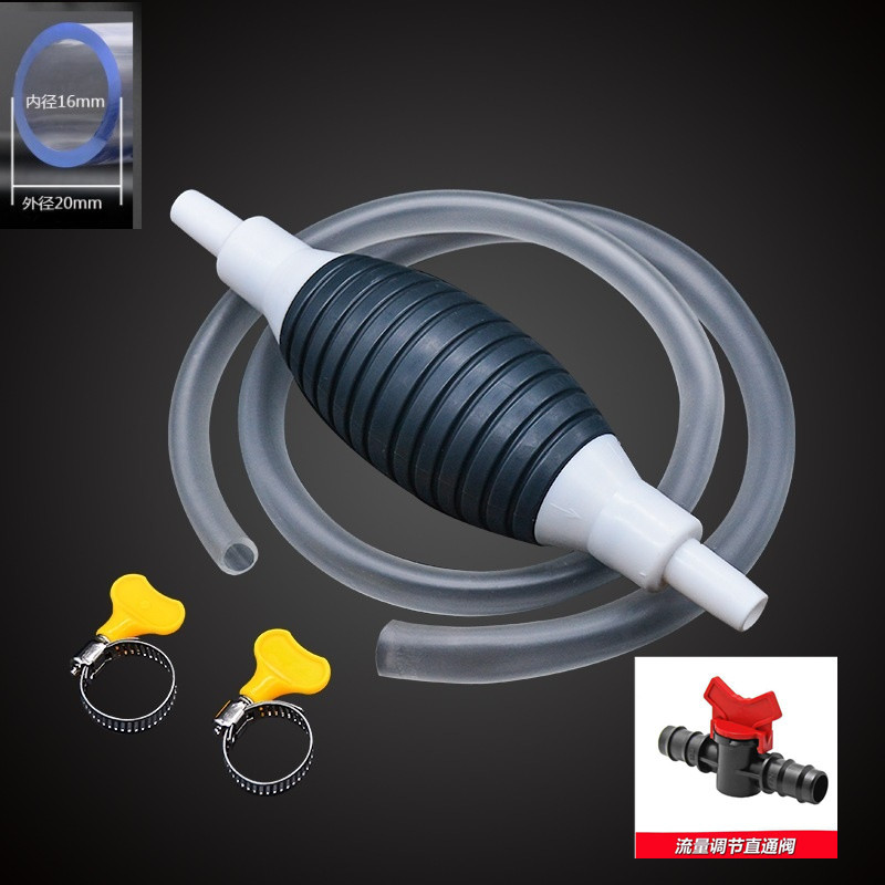 汽车摩托车油桶柴油手动抽油器自吸大流量吸油神器家用抽油管