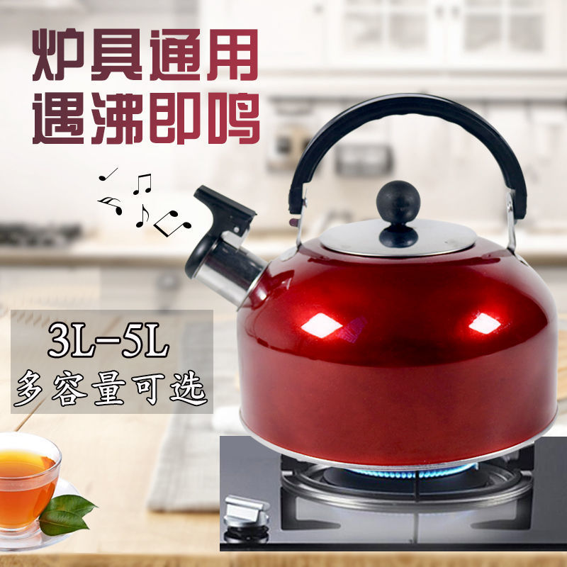 厂家直销 不锈钢平底壶半球壶 3L4L5L跨境水壶外贸热销彩色壶礼品