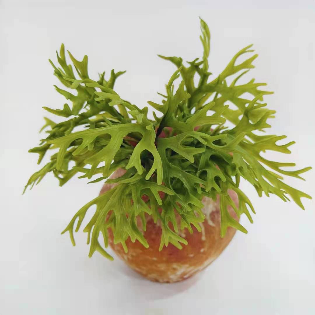 49头鹿角叶人造绿植仿真花家居植物墙装饰花