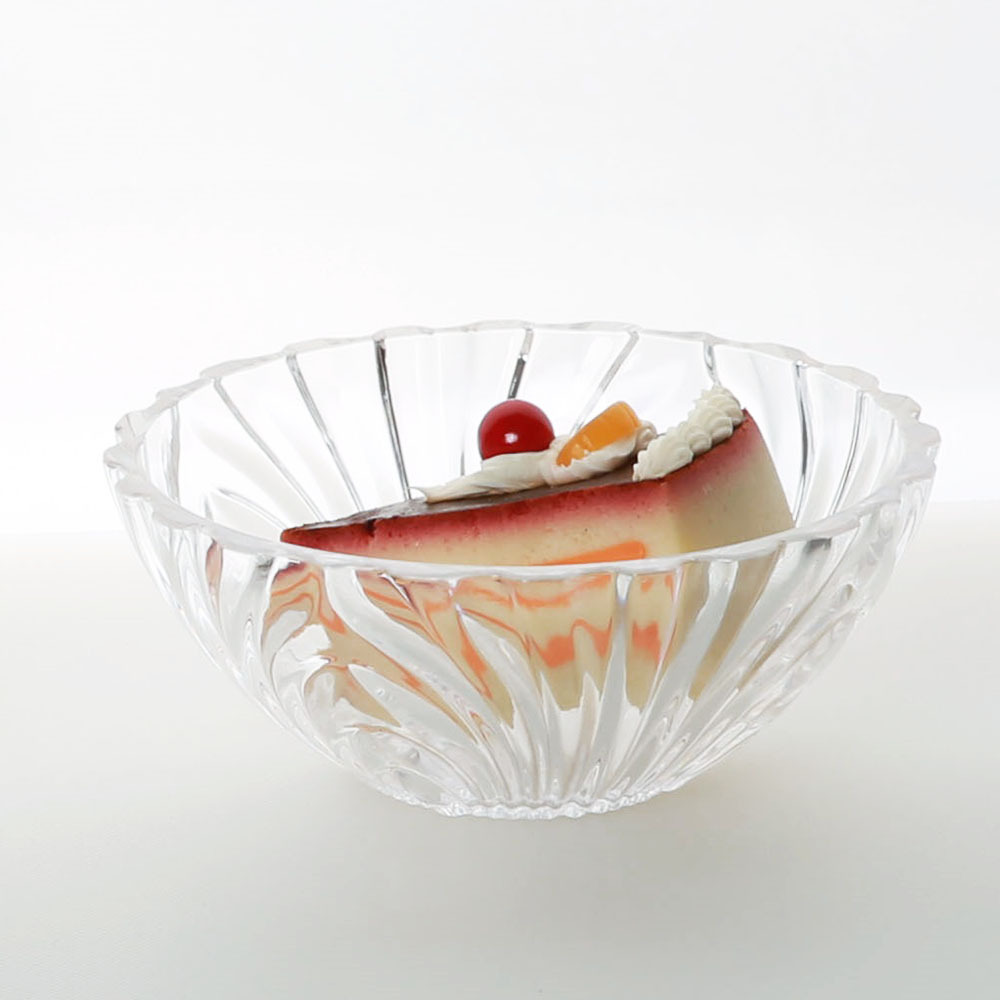 透明玻璃碗甜品碗早餐碗调料家用零食碗大面碗蔬菜水果沙钻石碗