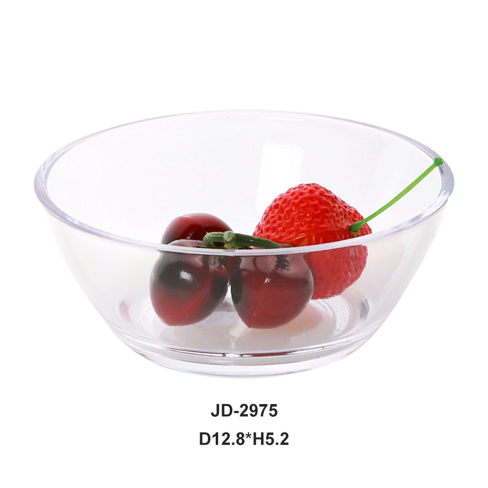 冰激凌碗创意饭碗汤碗水果碗透明玻璃碗加厚面碗沙拉碗家用甜品碗
