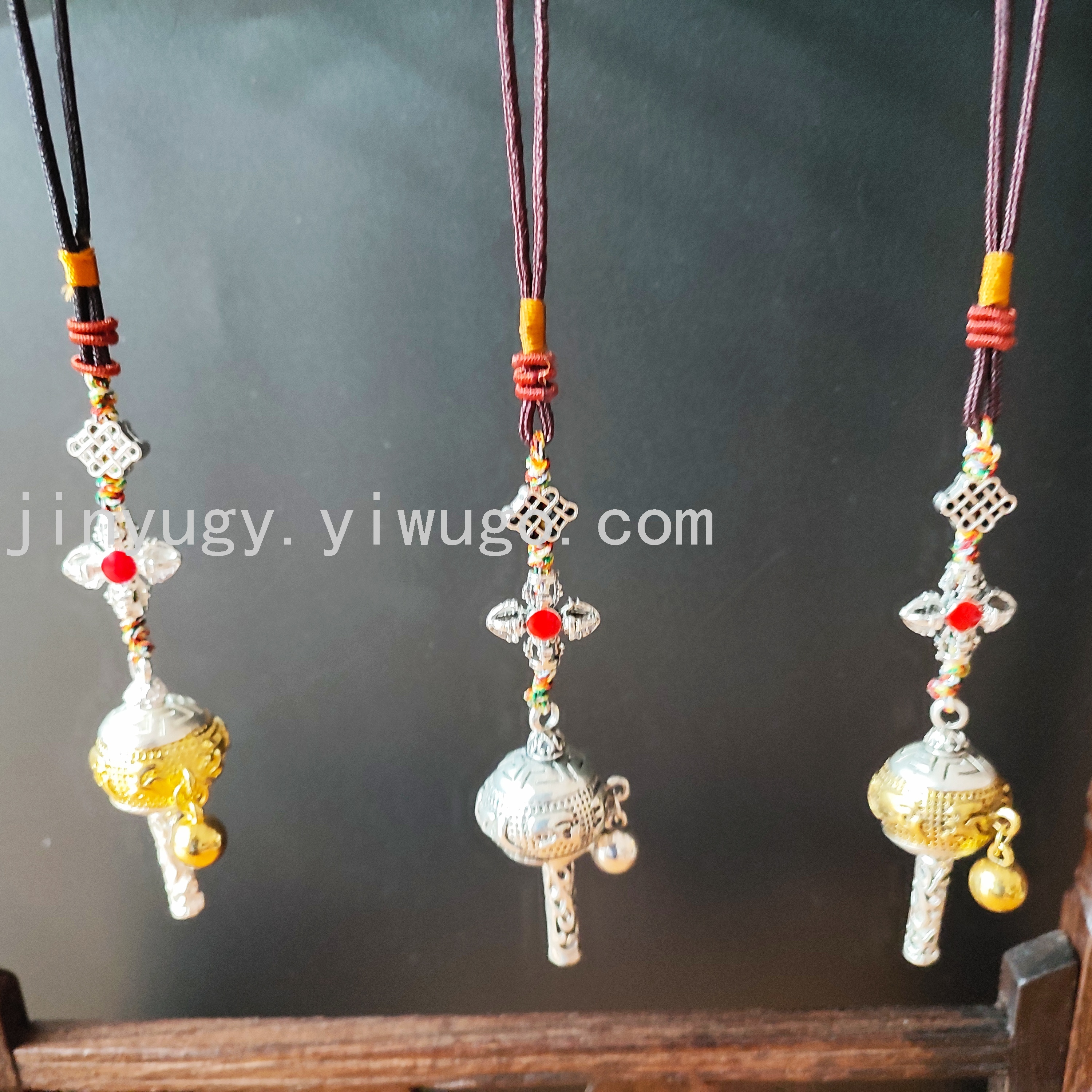 西藏特色转经筒吊坠汽车包包家居挂件转运保平安转经轮挂坠配饰品