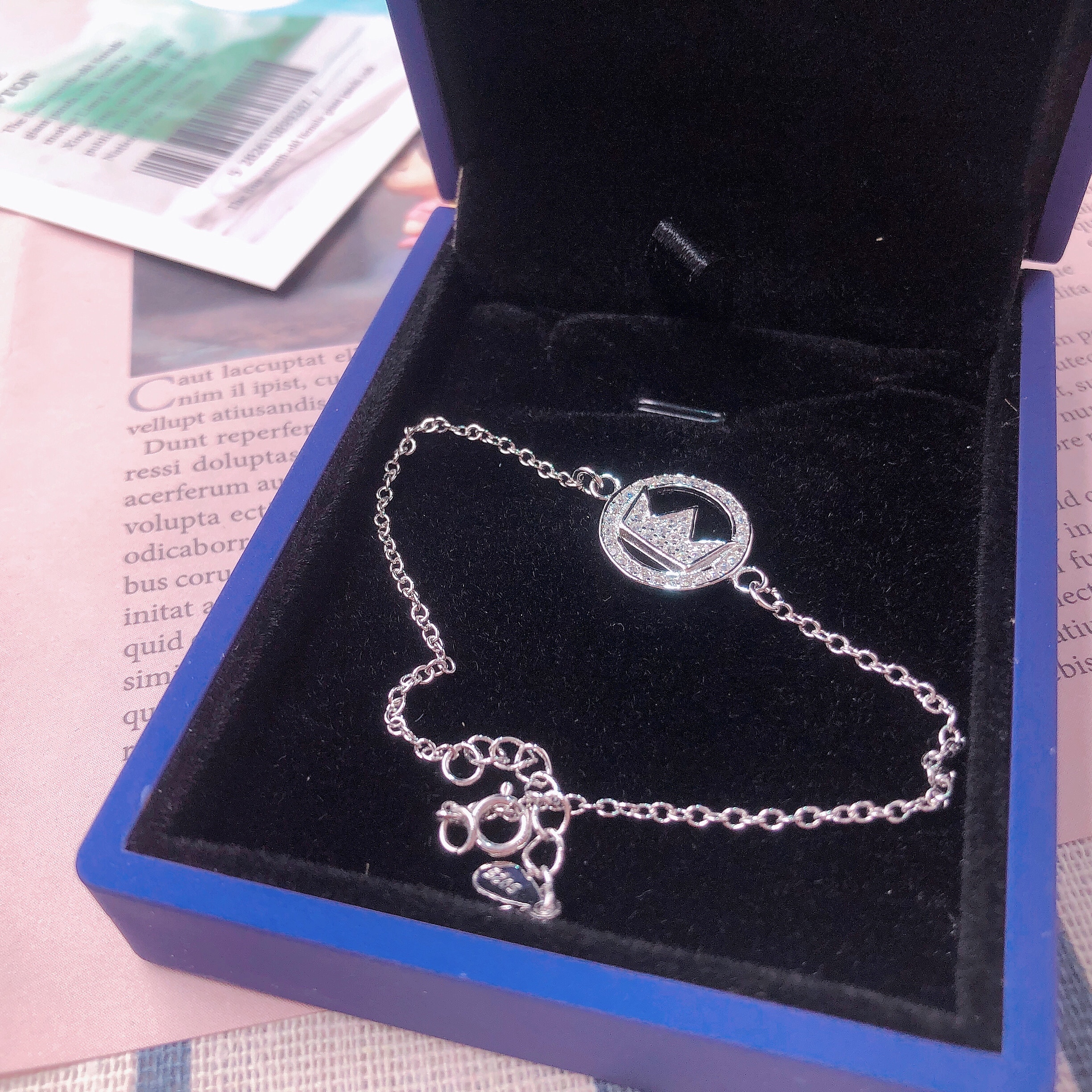 S925银手链女时尚百搭小众网红日韩版设计闺蜜生日礼物女友