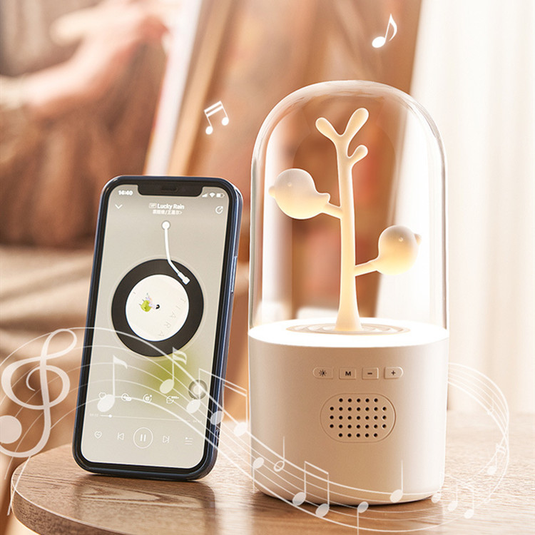 多功能蓝牙音响LED小夜灯床头节能浪漫七彩变色台灯