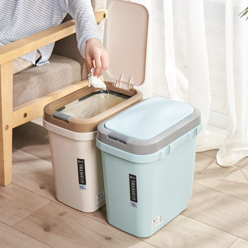laimei large trash can with lid nordic style home school dormitory kitchen classification office cleaning tube with cover