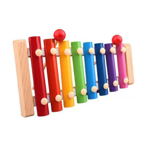 gift early education wooden toy eight-tone percussion piano tablet percussion xylophone play house toy infant and child teaching aids send piano spectrum