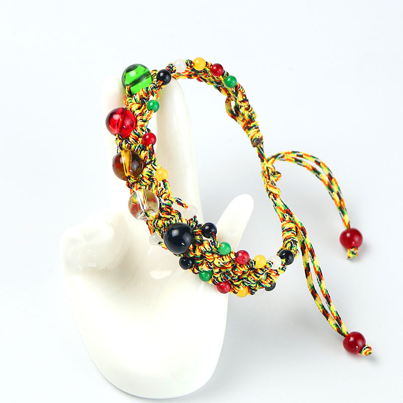 牛年本命年羊狗化解手链编织绳五行手串女招财转运招财五彩绳首饰