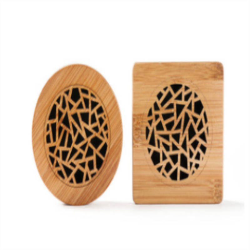 2021芸亭工艺楠竹圆形方形带2pvc外贸热销