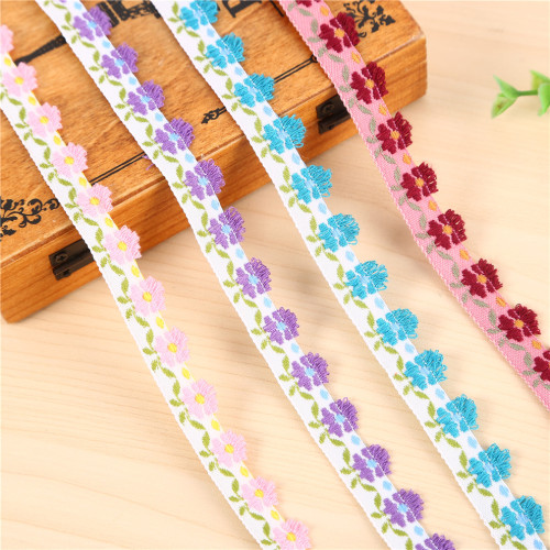 ethnic lace ribbon fresh floral pastoral style ribbon diy ethnic clothing accessories lace 20 m