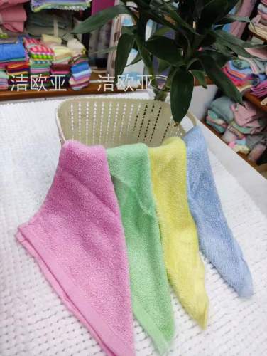 wooden fiber dish towel oil stain removing non-stick oil removing rag cleaning small towel water absorption dishcloth