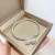 One Step by One, I Want Bracelet Plated S925 Sterling Silver Twisted Double Palace Bell Bell Bracelet Girlfriend Qixi Gift