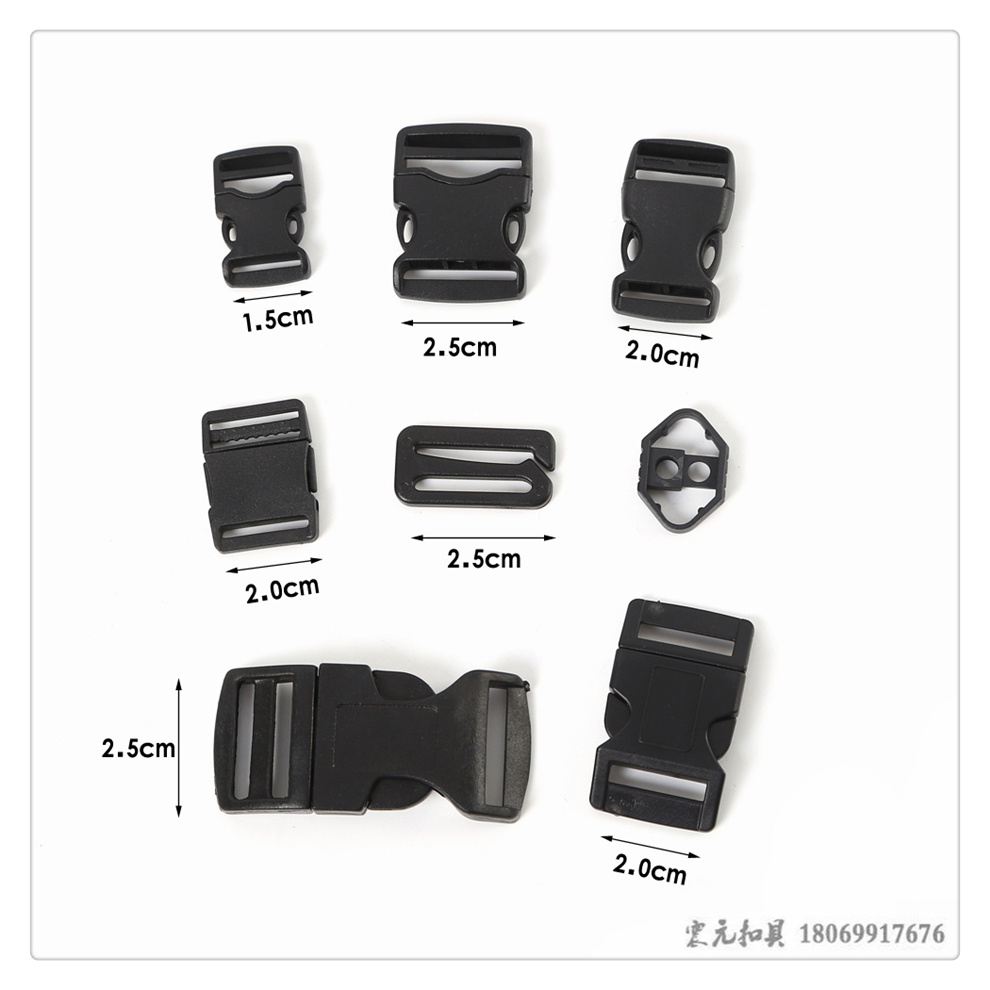 Multi-purpose travel backpack hooks, plastic wire hooks, luggage hooks, rotating hooks, various plastic accessories, webbing hooks and buckles pic 13