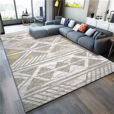地毯客厅地毯地垫卧室北欧茶几毯大地毯满铺地毯印花地毯定制地毯详情7