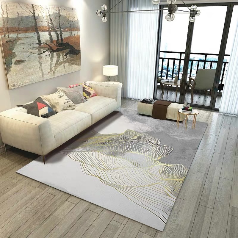地毯客厅地毯地垫卧室北欧茶几毯大地毯满铺地毯印花地毯定制地毯详情6