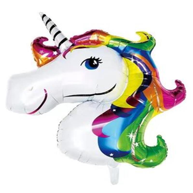 铝膜气球生日用品派对女孩独角兽造型套装饰道具场景布置儿童周岁