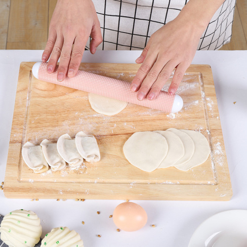 Household Plastic Rolling Pin Non-Sticky Baking Noodles Rolling Stick Dumpling Wrapper Rolling Pin Multifunctional Dough Roll Tools