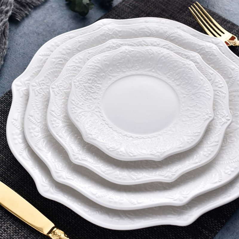 北欧纯色盘子菜盘家用创意个性餐具套装饭碗点心早餐盘ins风批发