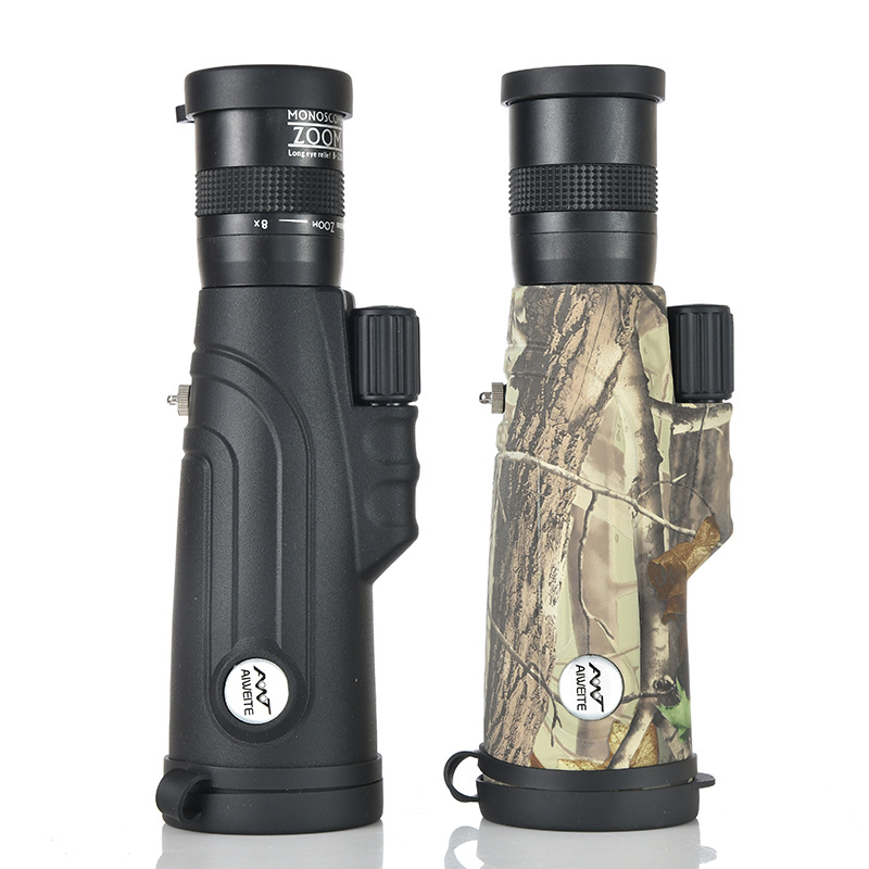 户外运动野营观鸟大目镜视野8-20x50变倍观察高清单筒望远镜