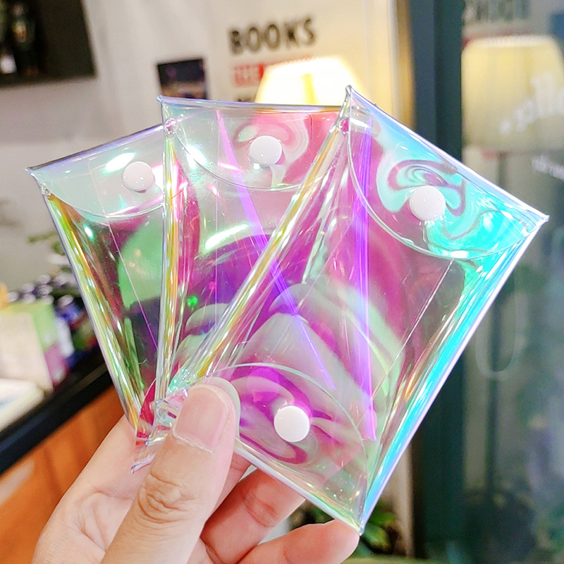 彩色遛娃包PVC卡通公仔包包钥匙包透明耳机小饰品收纳包