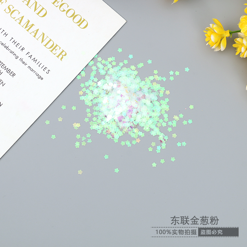 diy水晶滴胶材料炫彩五角星亮片草饰品填充物皇冠闪片批发定制