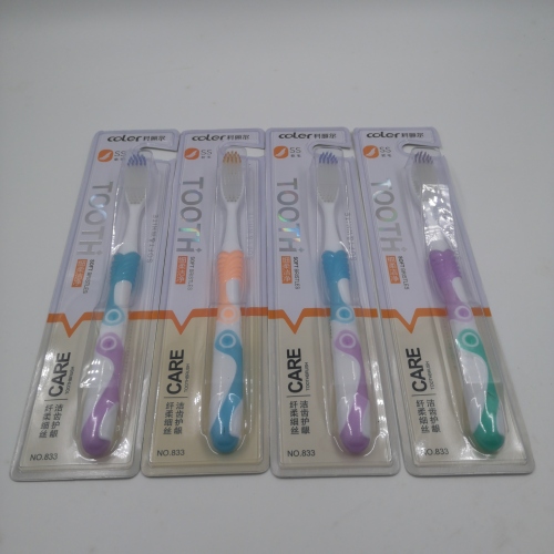 factory direct quality wide card soft bristle adult independent packaging toothbrush
