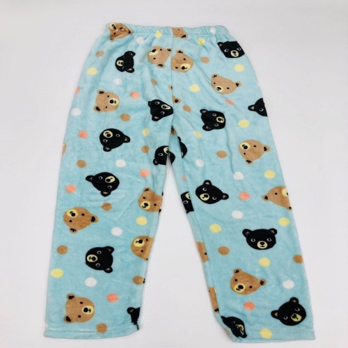 flannel blanket pants customized printing pattern processing pajama pants soft and comfortable average size factory shipped quickly