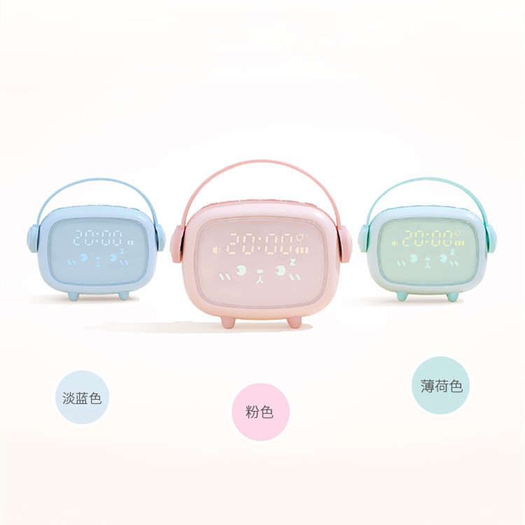 创意时光天使闹钟LED灯智能充电闹钟儿童学生床头数字闹钟