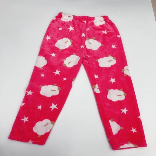 Flannel Blanket Pants Custom Printed Pattern Processing Pajama Pants Soft and Comfortable Average Size Factory Fast Shipment