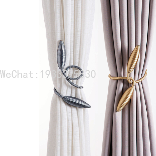 cross-border amazon twist curtain buckle binding creative punch-free installation binding rope curtain accessories
