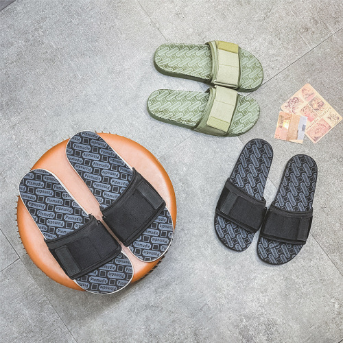 Summer Trendy Outdoor Home Fashion Outerwear Korean Personality Non-Slip Couples Sandals Men‘s Beach Flip-Flops