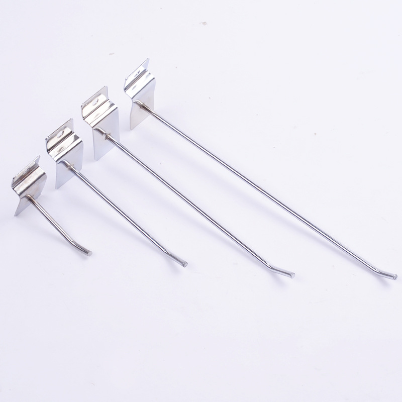 义乌货架挂钩  5厘米加粗网格网片挂钩   饰品槽板挂钩特价