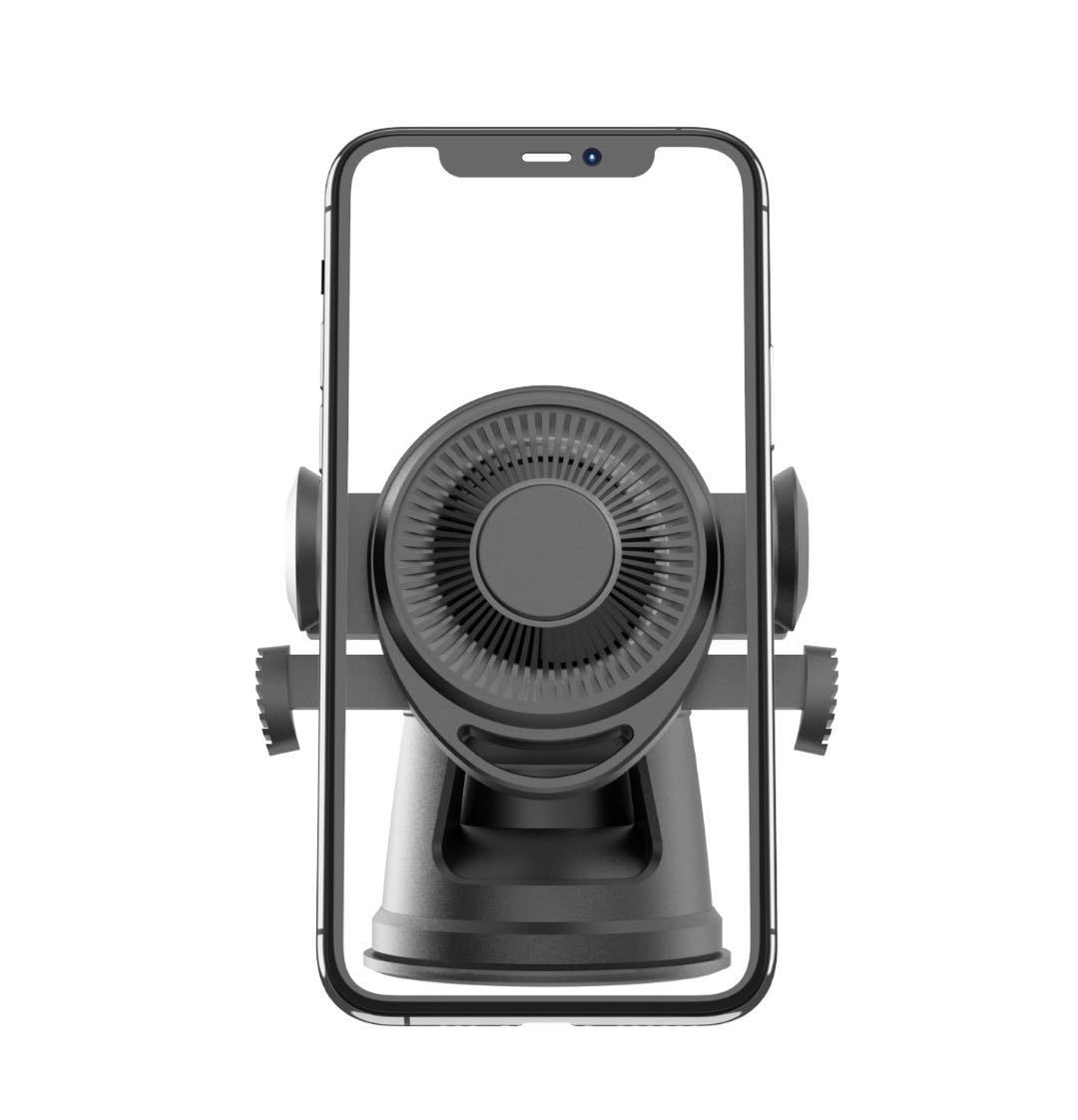 新款自动锁紧手机支架吸盘式车载手机支架汽车出风口手机支架