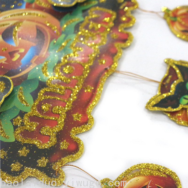 万圣节不可以骷髅头lolita中式绿色亚克力炫彩发箍