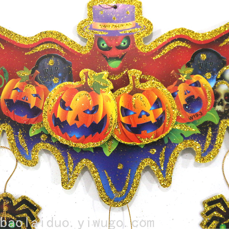 金色万圣节中式南瓜美甲可以产品