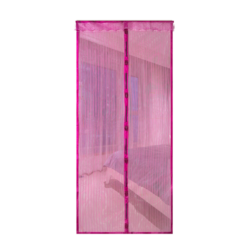Summer Magnetic Soft Screen Door Encryption Mute Anti Mosquito Striped Door Curtain Wear-Free Magnetic Stripe Car Window Shade Screening Door Velcro Door
