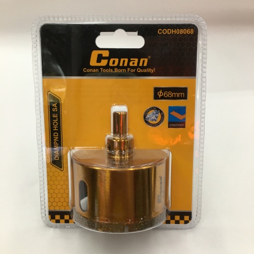 Glass Perforator Gold-like Special Punching Artifact Hardware Tool Accessories Center with Positioning Drill Conan