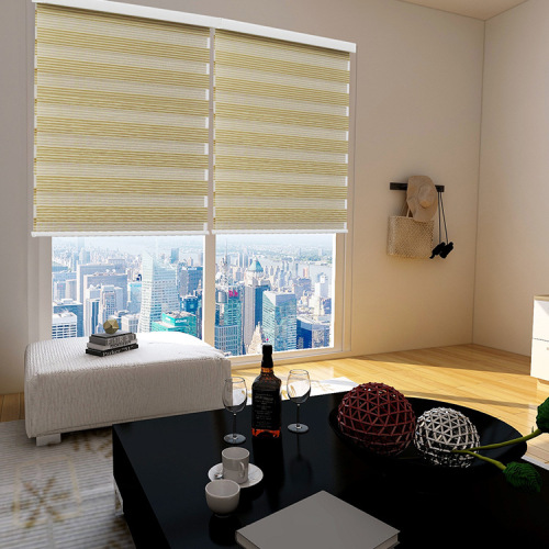 Shading Sunshade Finished Curtain Manual Shangri-La Curtain Soft Gauze Curtain Blinds Living Room Office Curtain 