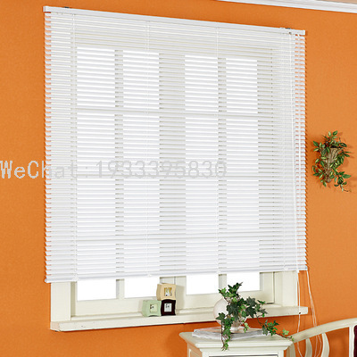 Factory Direct Curtain Louver Curtain Punching Installation Shading Door Curtain Partition Office Bathroom Kitchen